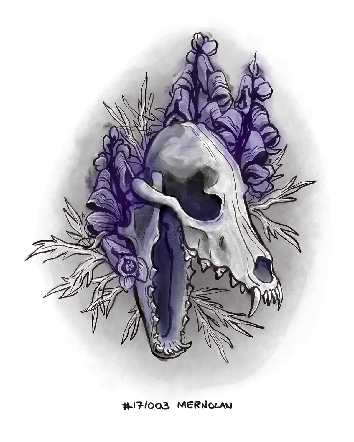 Wolfsbane - Mini Print