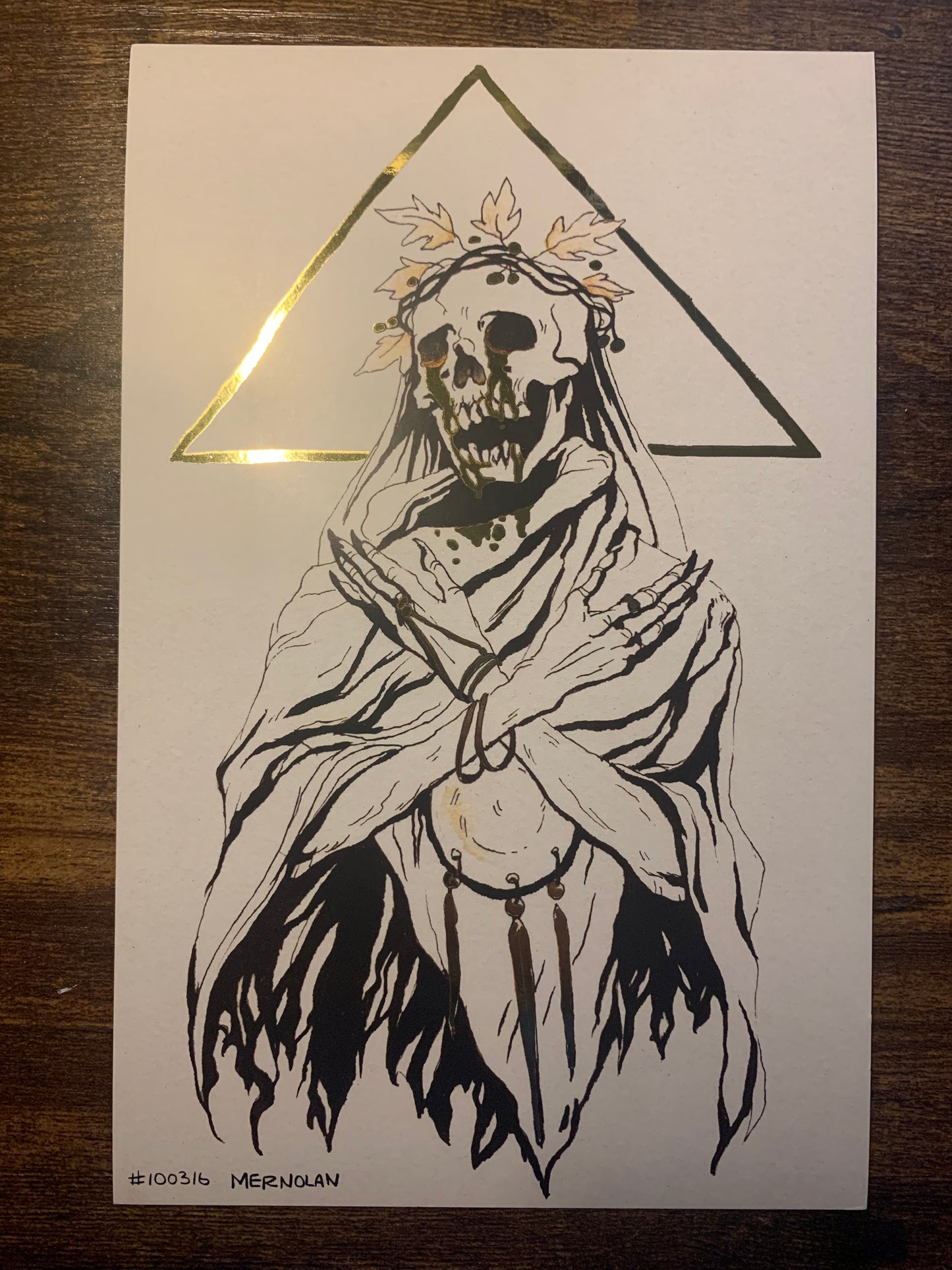 Harvest Queen - Gold Foil Print