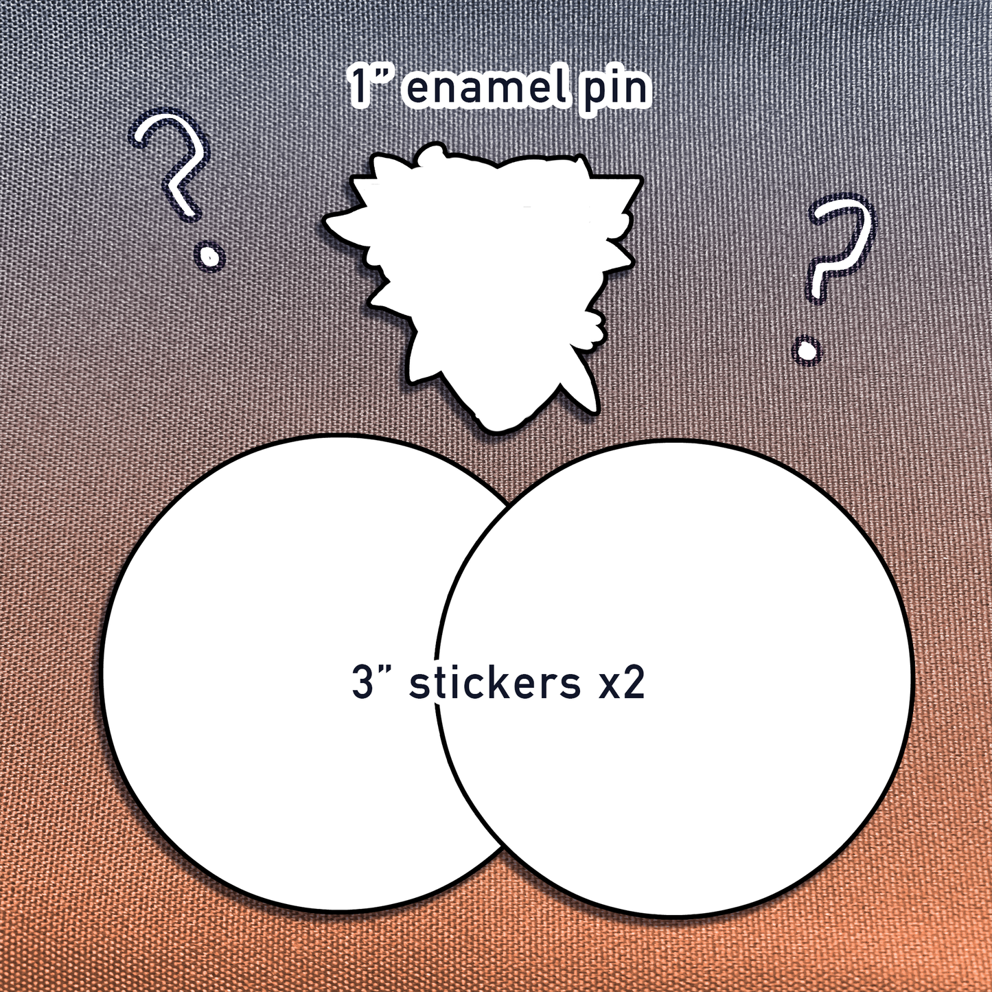 Mystery Pack ⟡ Pin + Stickers