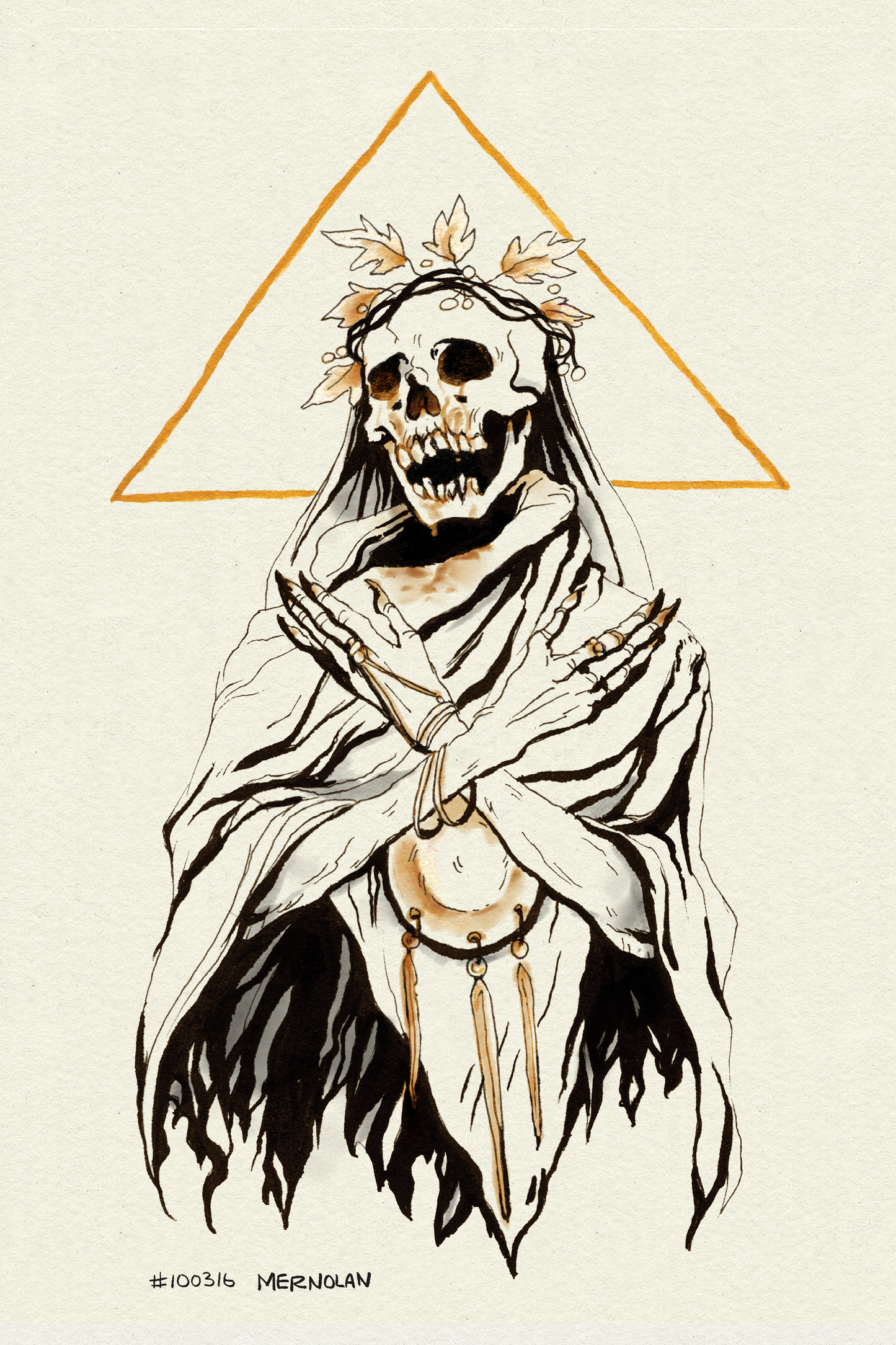 Harvest Queen - Gold Foil Print