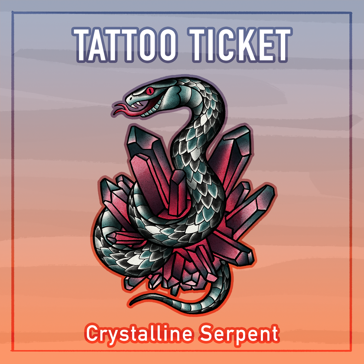 Tattoo - Crystalline Serpent