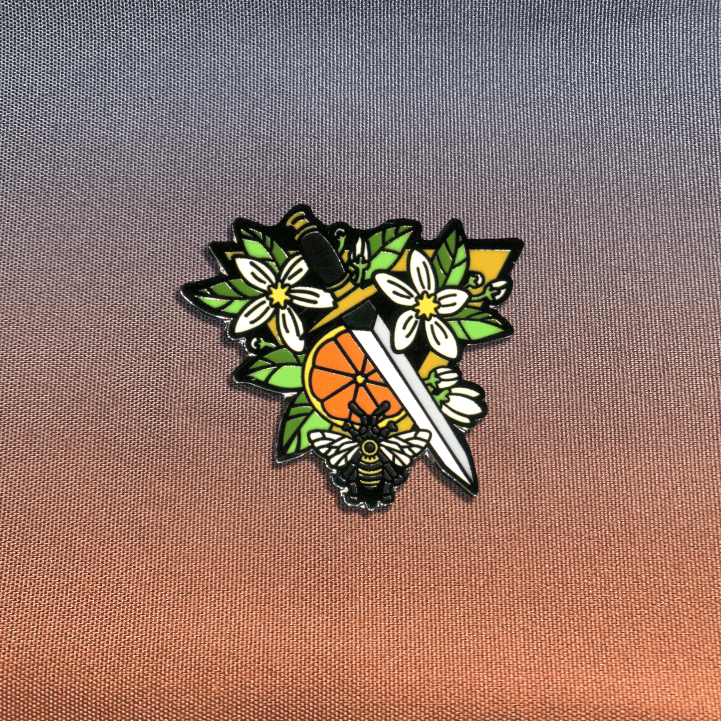 Orange Blossoms - Hard Enamel Pin