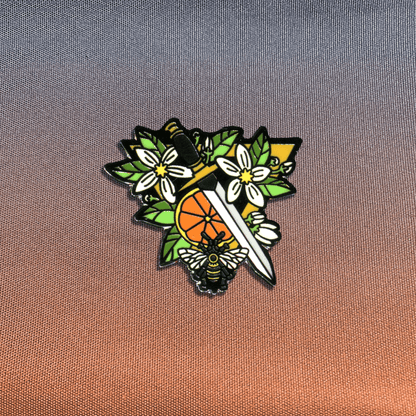 Orange Blossoms - Hard Enamel Pin