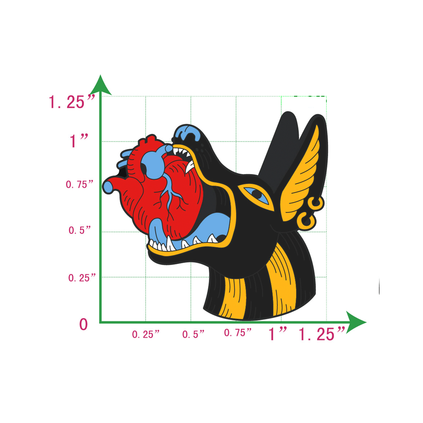 Anubis - Soft Enamel Pin