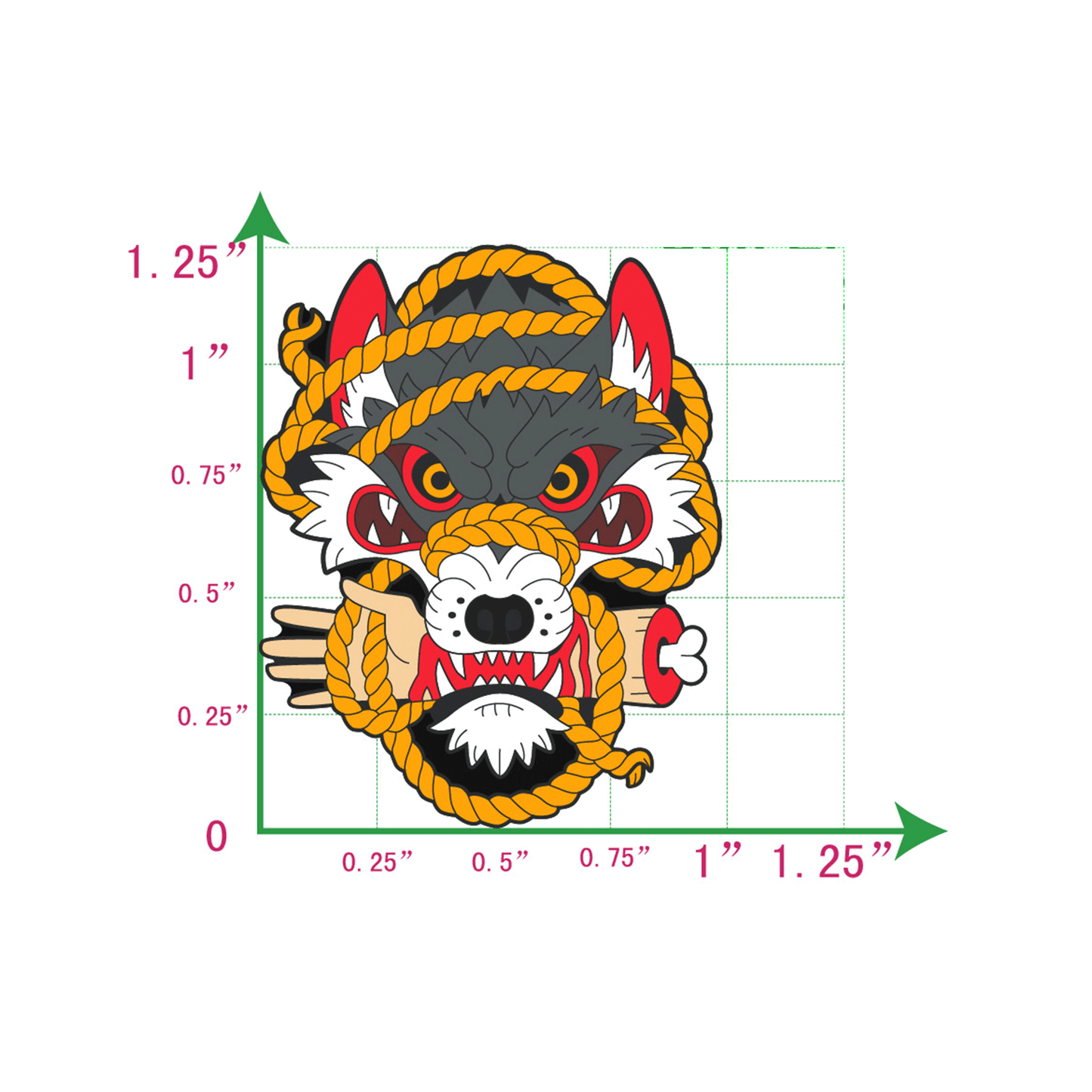 Fenrir - Soft Enamel Pin