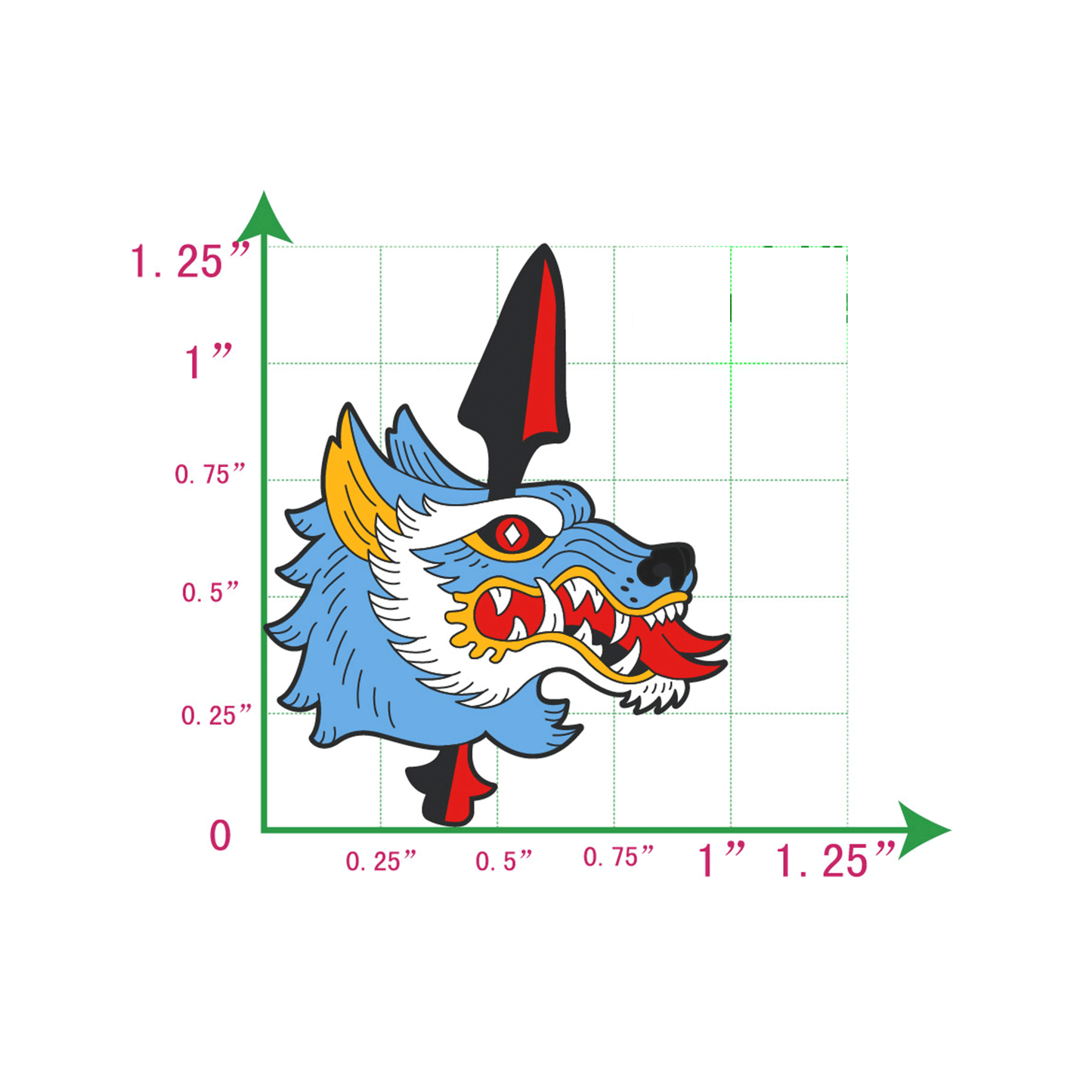 Beast of Gevaudan - Soft Enamel Pin