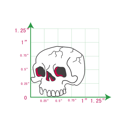 Skull - Enamel Pin