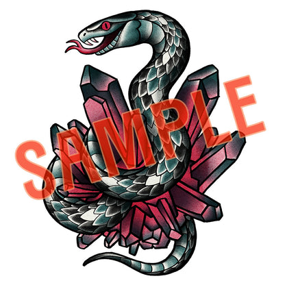 Tattoo - Crystalline Serpent