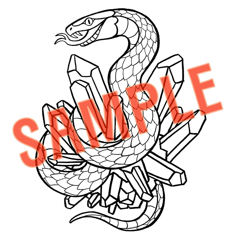Tattoo - Crystalline Serpent